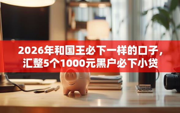 2026年和国王必下一样的口子，汇整5个1000元黑户必下小贷