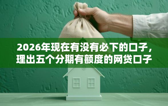 2026年现在有没有必下的口子，理出五个分期有额度的网贷口子