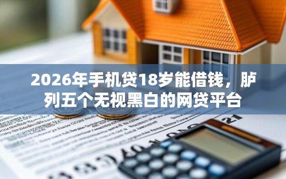 2026年手机贷18岁能借钱，胪列五个无视黑白的网贷平台