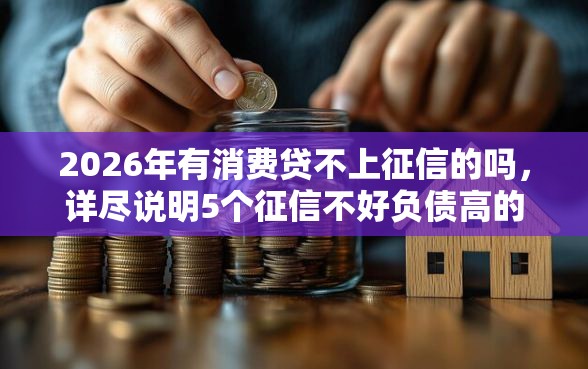 2026年有消费贷不上征信的吗，详尽说明5个征信不好负债高的平台