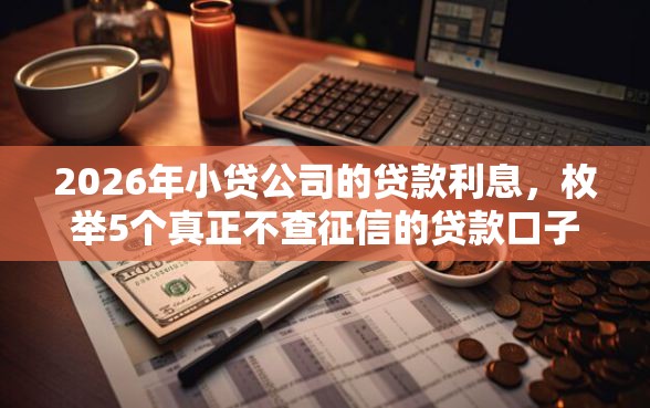 2026年小贷公司的贷款利息，枚举5个真正不查征信的贷款口子