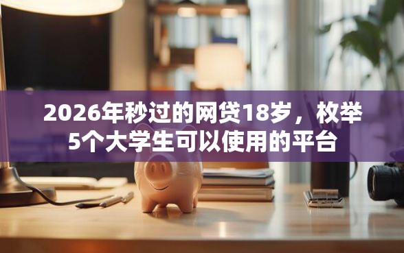 2026年秒过的网贷18岁，枚举5个大学生可以使用的平台