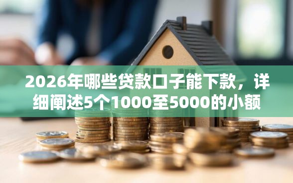 2026年哪些贷款口子能下款，详细阐述5个1000至5000的小额贷款平台