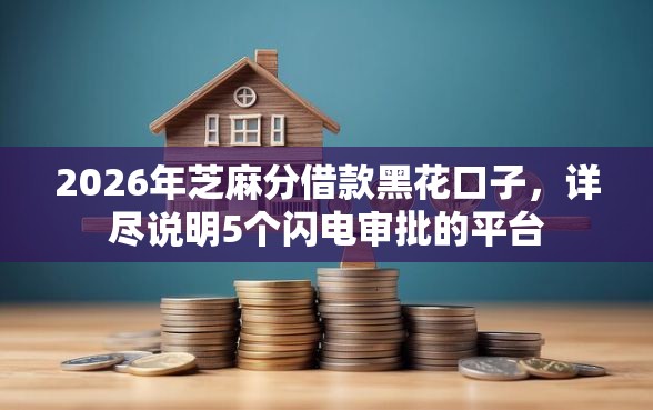 2026年芝麻分借款黑花口子，详尽说明5个闪电审批的平台