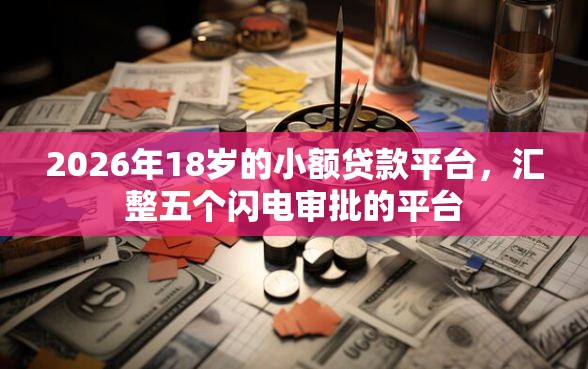 2026年18岁的小额贷款平台，汇整五个闪电审批的平台