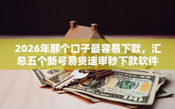 2026年那个口子最容易下款，汇总五个新号易贷速审秒下款软件