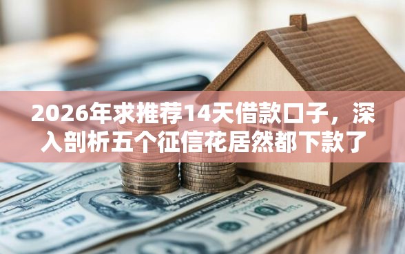 2026年求推荐14天借款口子，深入剖析五个征信花居然都下款了的软件