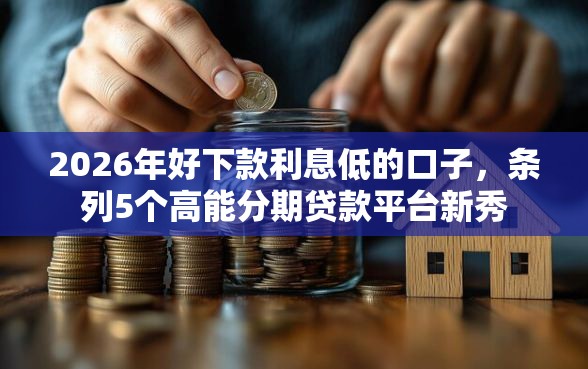 2026年好下款利息低的口子，条列5个高能分期贷款平台新秀