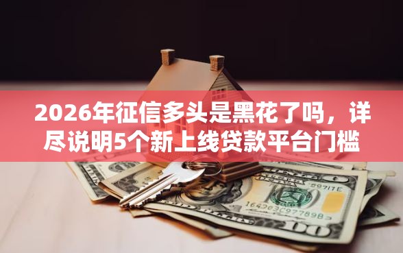 2026年征信多头是黑花了吗，详尽说明5个新上线贷款平台门槛低平台