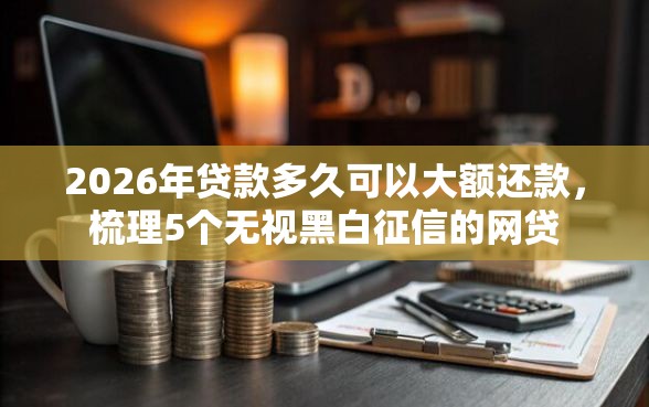 2026年贷款多久可以大额还款，梳理5个无视黑白征信的网贷