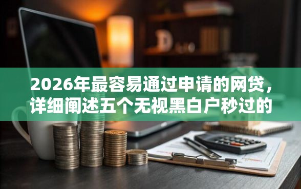 2026年最容易通过申请的网贷，详细阐述五个无视黑白户秒过的网贷口子