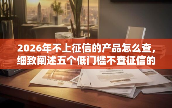 2026年不上征信的产品怎么查，细致阐述五个低门槛不查征信的平台