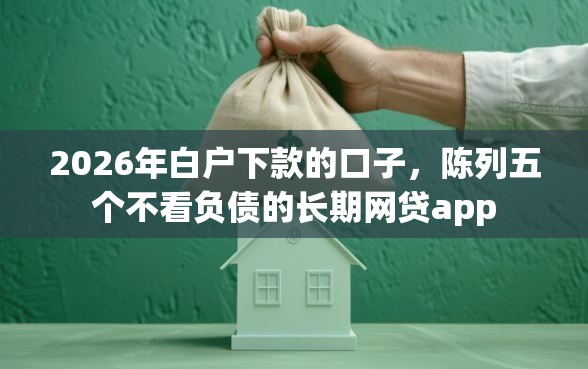 2026年白户下款的口子，陈列五个不看负债的长期网贷app