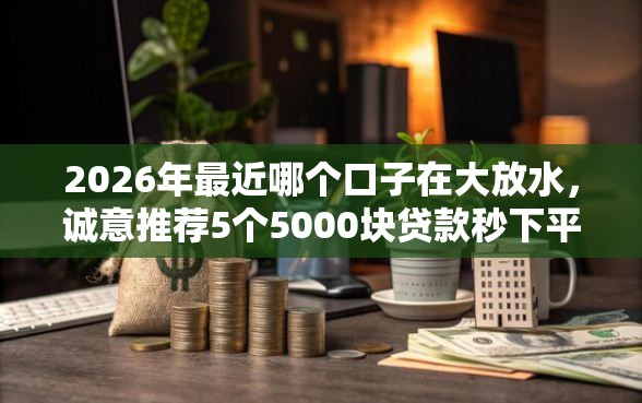 2026年最近哪个口子在大放水，诚意推荐5个5000块贷款秒下平台
