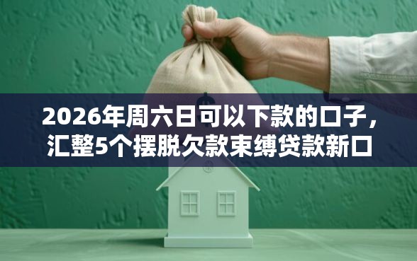 2026年周六日可以下款的口子，汇整5个摆脱欠款束缚贷款新口子