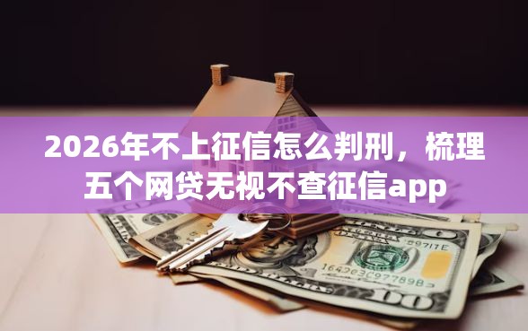 2026年不上征信怎么判刑，梳理五个网贷无视不查征信app