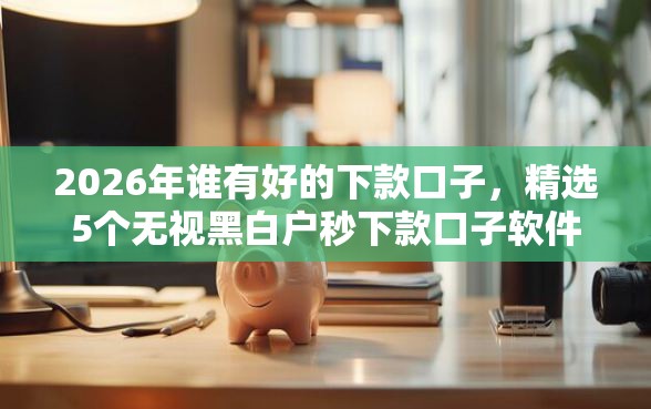 2026年谁有好的下款口子，精选5个无视黑白户秒下款口子软件
