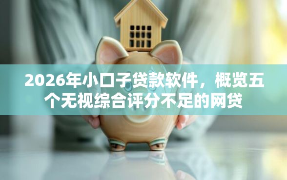 2026年小口子贷款软件，概览五个无视综合评分不足的网贷