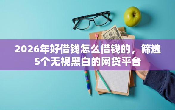 2026年好借钱怎么借钱的，筛选5个无视黑白的网贷平台