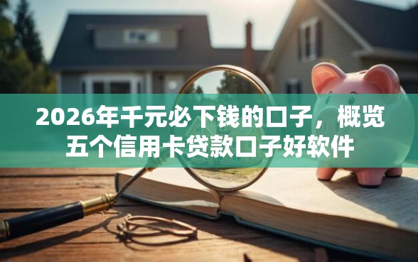 2026年千元必下钱的口子，概览五个信用卡贷款口子好软件