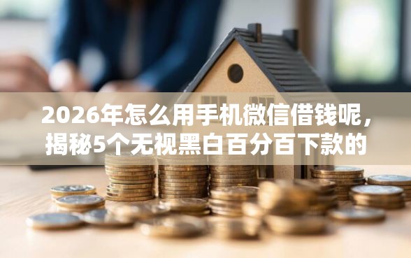 2026年怎么用手机微信借钱呢，揭秘5个无视黑白百分百下款的借款口子