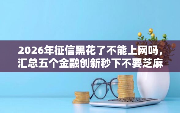 2026年征信黑花了不能上网吗，汇总五个金融创新秒下不要芝麻分的口子
