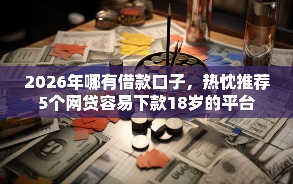 2026年哪有借款口子，热忱推荐5个网贷容易下款18岁的平台