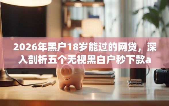 2026年黑户18岁能过的网贷，深入剖析五个无视黑白户秒下款app