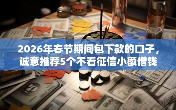 2026年春节期间包下款的口子，诚意推荐5个不看征信小额借钱的软件