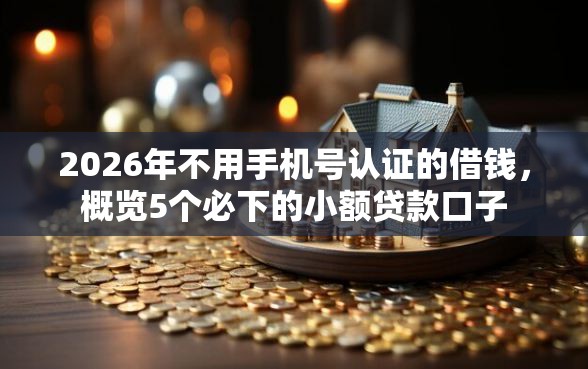 2026年不用手机号认证的借钱，概览5个必下的小额贷款口子