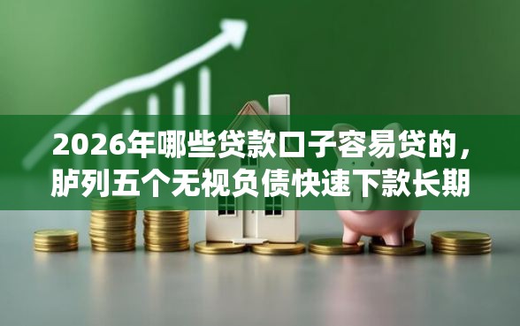 2026年哪些贷款口子容易贷的，胪列五个无视负债快速下款长期网贷的app