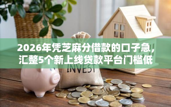 2026年凭芝麻分借款的口子急，汇整5个新上线贷款平台门槛低软件