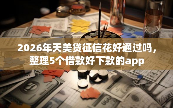 2026年天美贷征信花好通过吗，整理5个借款好下款的app