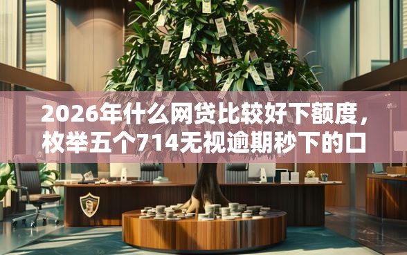 2026年什么网贷比较好下额度，枚举五个714无视逾期秒下的口子