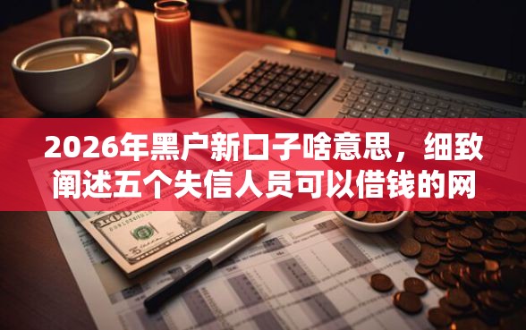 2026年黑户新口子啥意思，细致阐述五个失信人员可以借钱的网贷口子