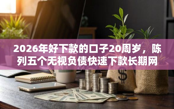 2026年好下款的口子20周岁，陈列五个无视负债快速下款长期网贷的软件