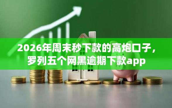 2026年周末秒下款的高炮口子，罗列五个网黑逾期下款app