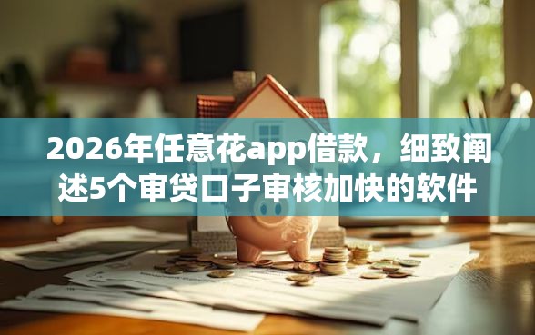 2026年任意花app借款，细致阐述5个审贷口子审核加快的软件