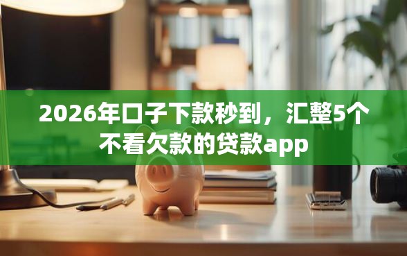 2026年口子下款秒到，汇整5个不看欠款的贷款app