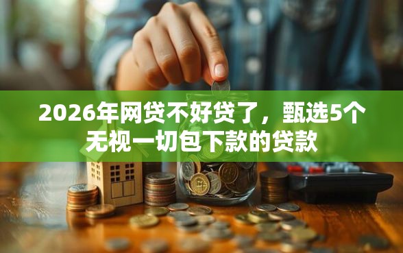 2026年网贷不好贷了，甄选5个无视一切包下款的贷款