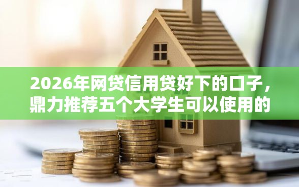 2026年网贷信用贷好下的口子，鼎力推荐五个大学生可以使用的平台