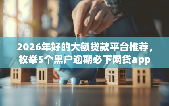 2026年好的大额贷款平台推荐，枚举5个黑户逾期必下网贷app名单
