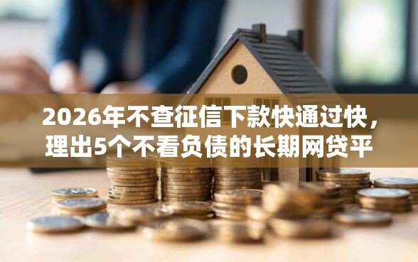 2026年不查征信下款快通过快，理出5个不看负债的长期网贷平台