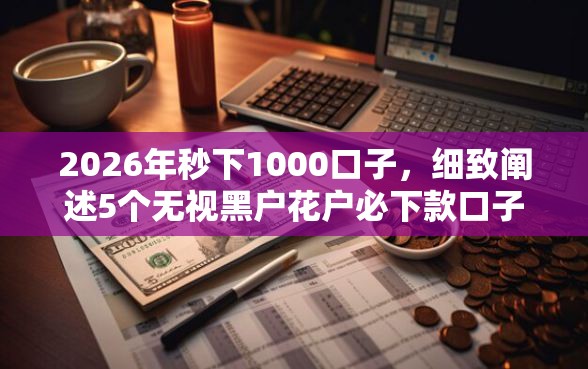 2026年秒下1000口子，细致阐述5个无视黑户花户必下款口子