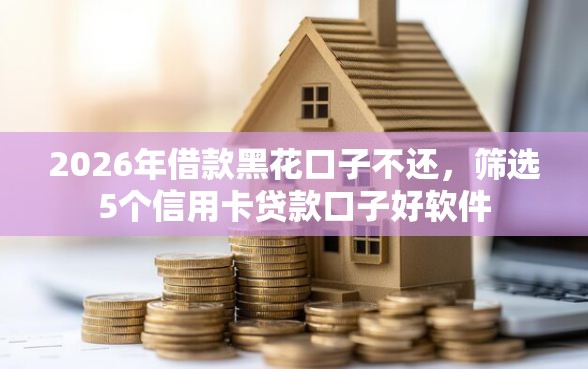 2026年借款黑花口子不还,筛选5个信用卡贷款口子好软件 2026年借款黑花口子不还,筛选5个信用卡贷款口子好软件