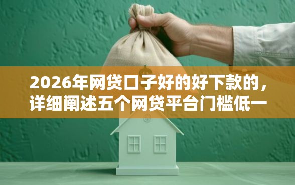 2026年网贷口子好的好下款的，详细阐述五个网贷平台门槛低一点的平台