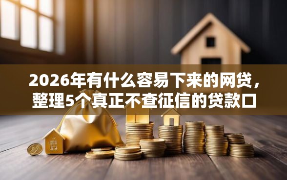 2026年有什么容易下来的网贷，整理5个真正不查征信的贷款口子