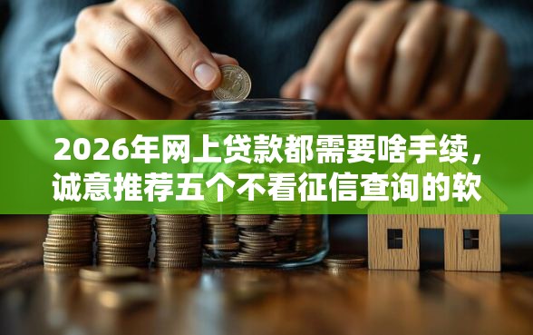 2026年网上贷款都需要啥手续，诚意推荐五个不看征信查询的软件