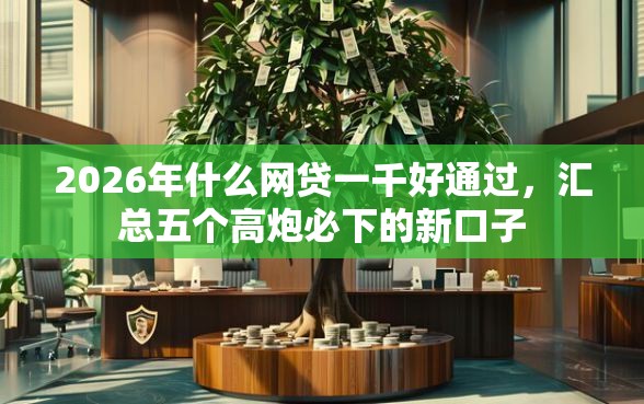 2026年什么网贷一千好通过，汇总五个高炮必下的新口子