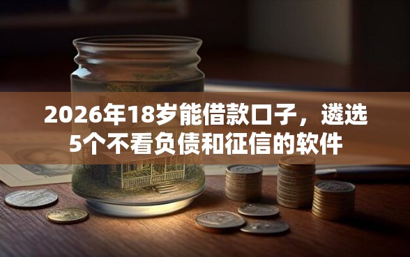 2026年18岁能借款口子，遴选5个不看负债和征信的软件